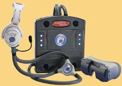 VisuaStim Digital system from Resonance Technology Inc.